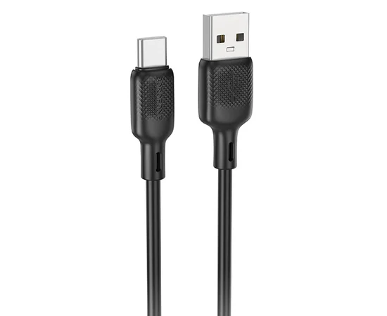 Дата кабель Borofone BX113 Lenny USB to Type-C 3A (3m) Black