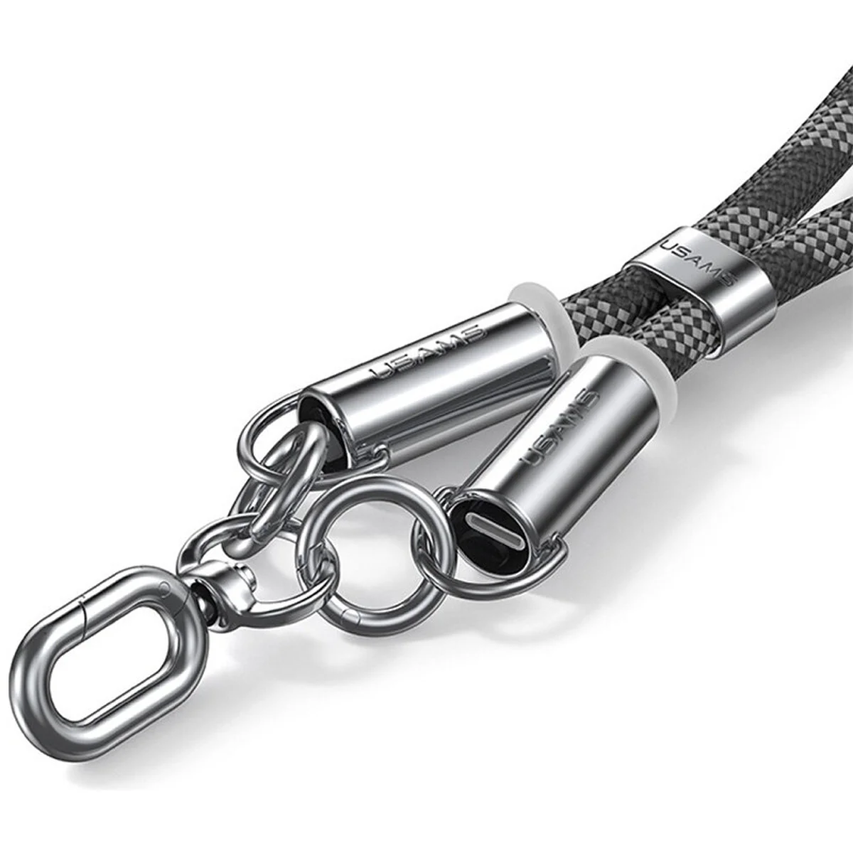 Дата кабель-шнурок Usams US-SJ746 Type-C to Lightning 30W (1.2m) Black