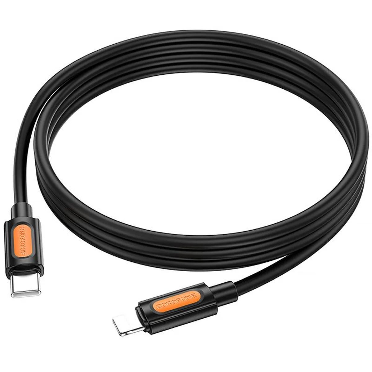 Дата кабель Borofone BX114 Structure Type-C to Lightning 27W (1m) Black