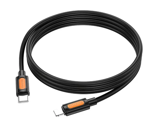 Дата кабель Borofone BX114 Structure Type-C to Lightning 27W (1m) Black