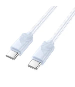 Дата кабель Hoco X114 Energy Type-C to Type-C 60W (1m) Blue