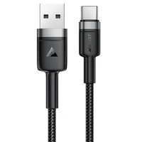 Дата кабель Acefast C22-04 USB to Type-C 60W (1.2m) Black