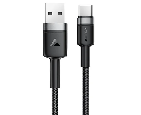Дата кабель Acefast C22-04 USB to Type-C 60W (1.2m) Black