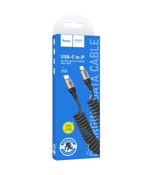 Дата кабель Hoco X121 Nuevo Type-C to Lightning 27W (1.5m) Black