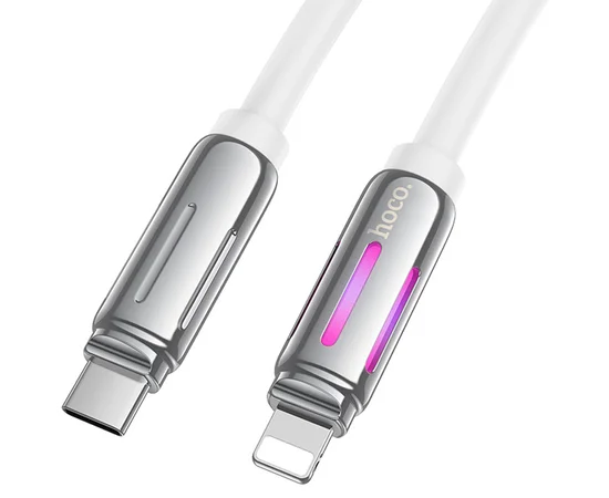 Дата кабель Hoco U136 Prize Type-C to Lightning 27W (1.2m) White