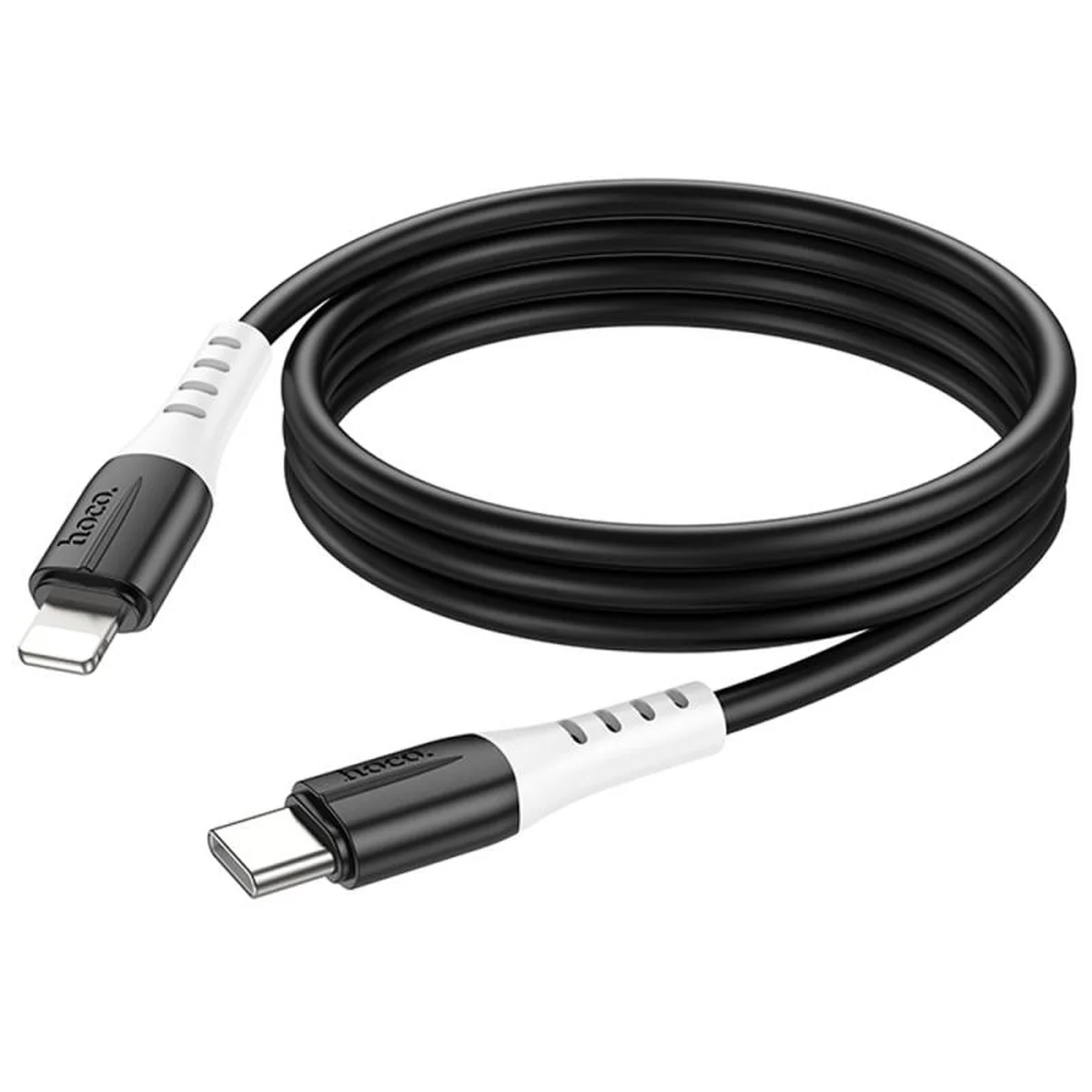 Дата кабель Hoco X82 Silicone Type-C to Lightning 20W (1m) Black