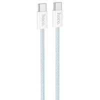 Дата кабель Hoco X104 Source 60W Type-C to Type-C (1m) Blue