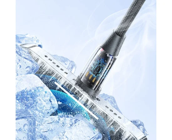 Дата кабель Usams US-SJ635 U85 Type-C to Lightning 30W (2m) Black