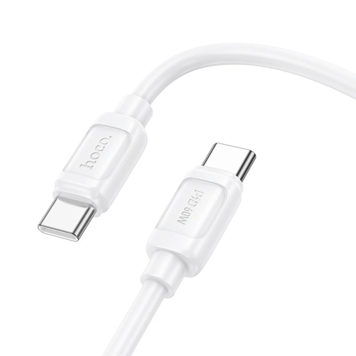 Дата кабель Hoco X115 Surpass Type-C to Type-C 60W (1m) White