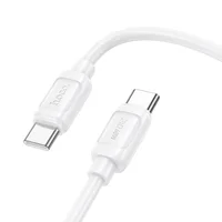 Дата кабель Hoco X115 Surpass Type-C to Type-C 60W (1m) White