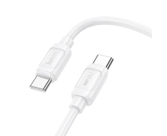 Дата кабель Hoco X115 Surpass Type-C to Type-C 60W (1m) White