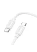 Дата кабель Hoco X115 Surpass Type-C to Type-C 60W (1m) White