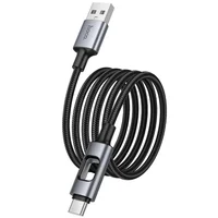 Дата кабель Hoco U144 New USB to Type-C 3A (1.2m) Black