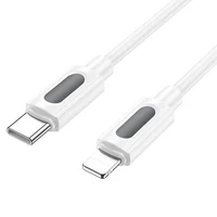 Дата кабель Borofone BX114 Structure Type-C to Lightning 27W (1m) White