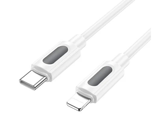 Дата кабель Borofone BX114 Structure Type-C to Lightning 27W (1m) White