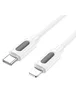 Дата кабель Borofone BX114 Structure Type-C to Lightning 27W (1m) White