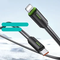 Дата кабель Usams US-SJ735 Bicolor Charging YR Ser. Type-C to Lightning 30W (1m) Black