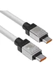 Дата кабель Baseus CoolPlay Series Type-C to Type-C 100W (1m) (CAKW00020) White