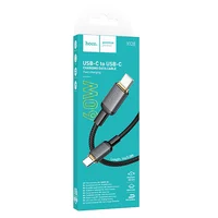 Дата кабель Hoco X128 Benefit Type-C to Type-C 60W (1m) Black