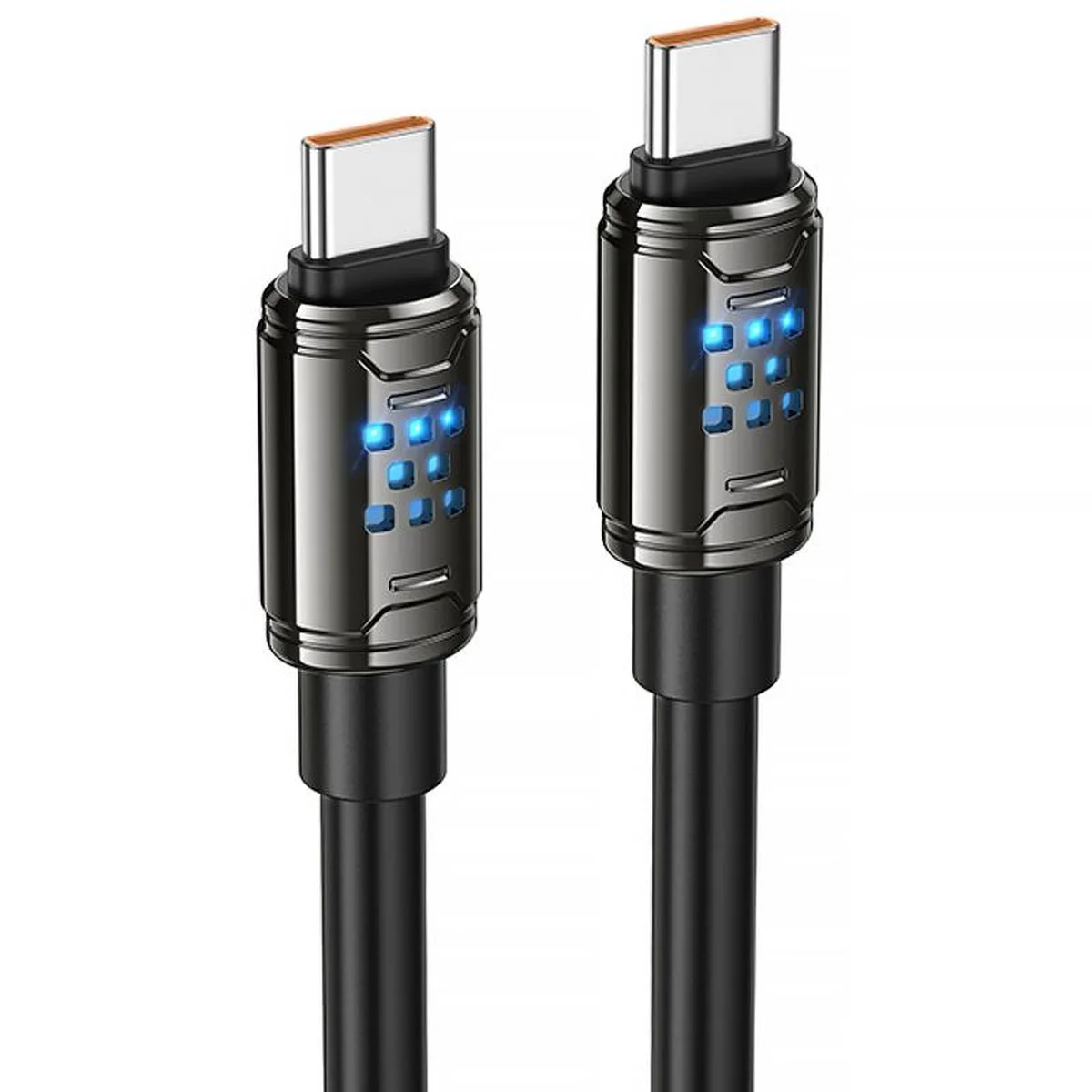 Дата кабель Hoco U143 Joy Type-C to Type-C 240W (1.2m) Black