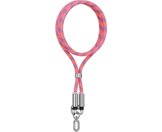 Дата кабель-шнурок Usams US-SJ745 Type-C to Type-C 60W (1.2m) Pink