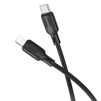 Дата кабель Borofone BX113 Lenny Type-C to Lightning 27W (3m) Black