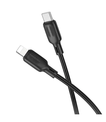 Дата кабель Borofone BX113 Lenny Type-C to Lightning 27W (3m) Black