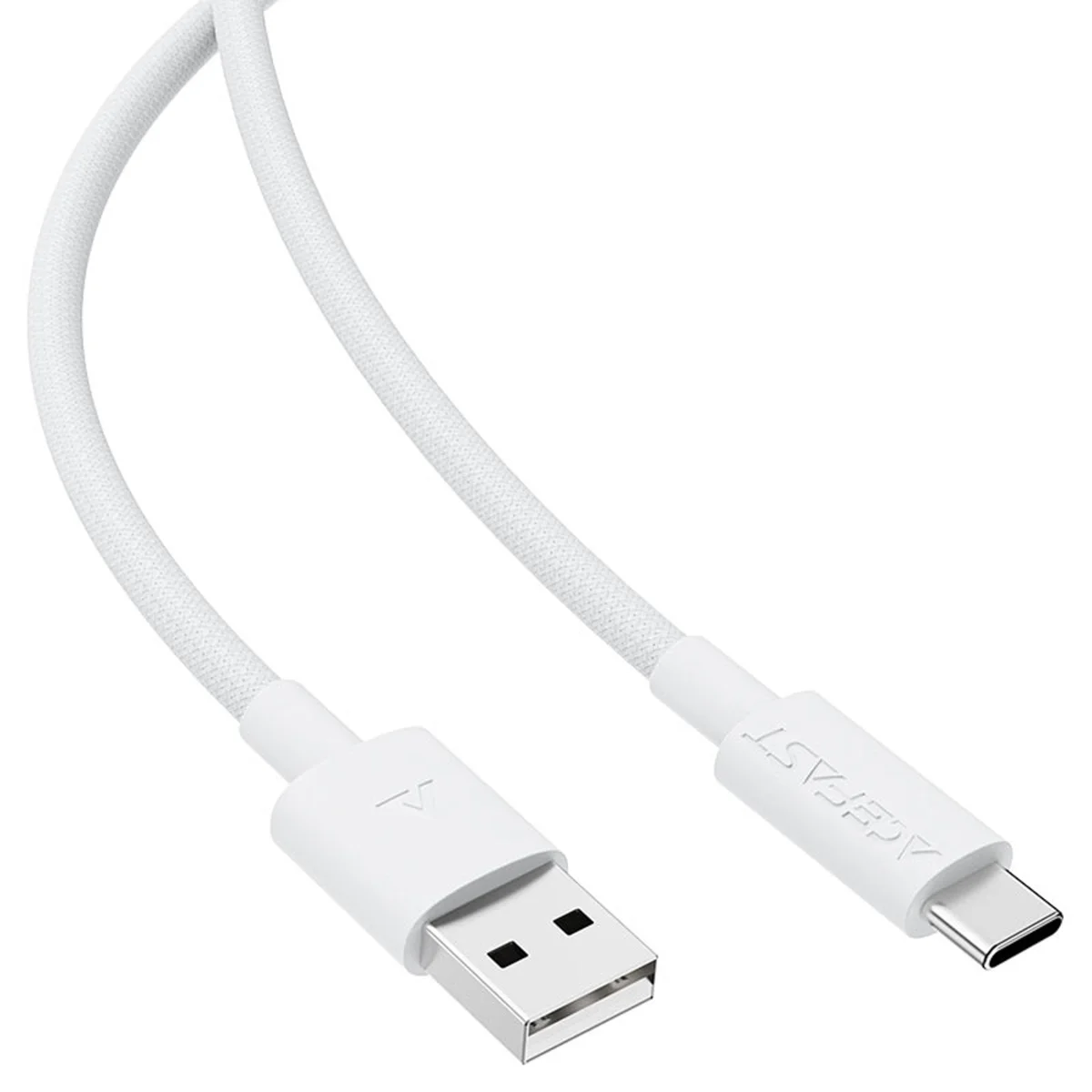 Дата кабель Acefast C18-04 USB to Type-C 3A (1.2m) White