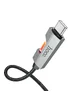 Дата кабель Hoco U123 Regent colorful 60W Type-C to Type-C (1.2m) Black