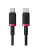 Дата кабель Baseus Dura Series Fast Charging Type-C to Type-C 100W (2m) (P10377803) Red / Black