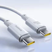 Дата кабель Baseus New Braided Type-C to Type-C 100W (2m) (E0426V) Moon White