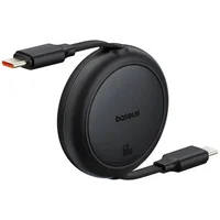 Дата кабель Baseus Free2Pull Mini Retractable Type-C to Type-C 60W (1m) (P10364500) Cluster Black