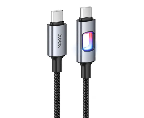 Дата кабель Hoco U144 New Type-C to Type-C 60W (1.2m) Black