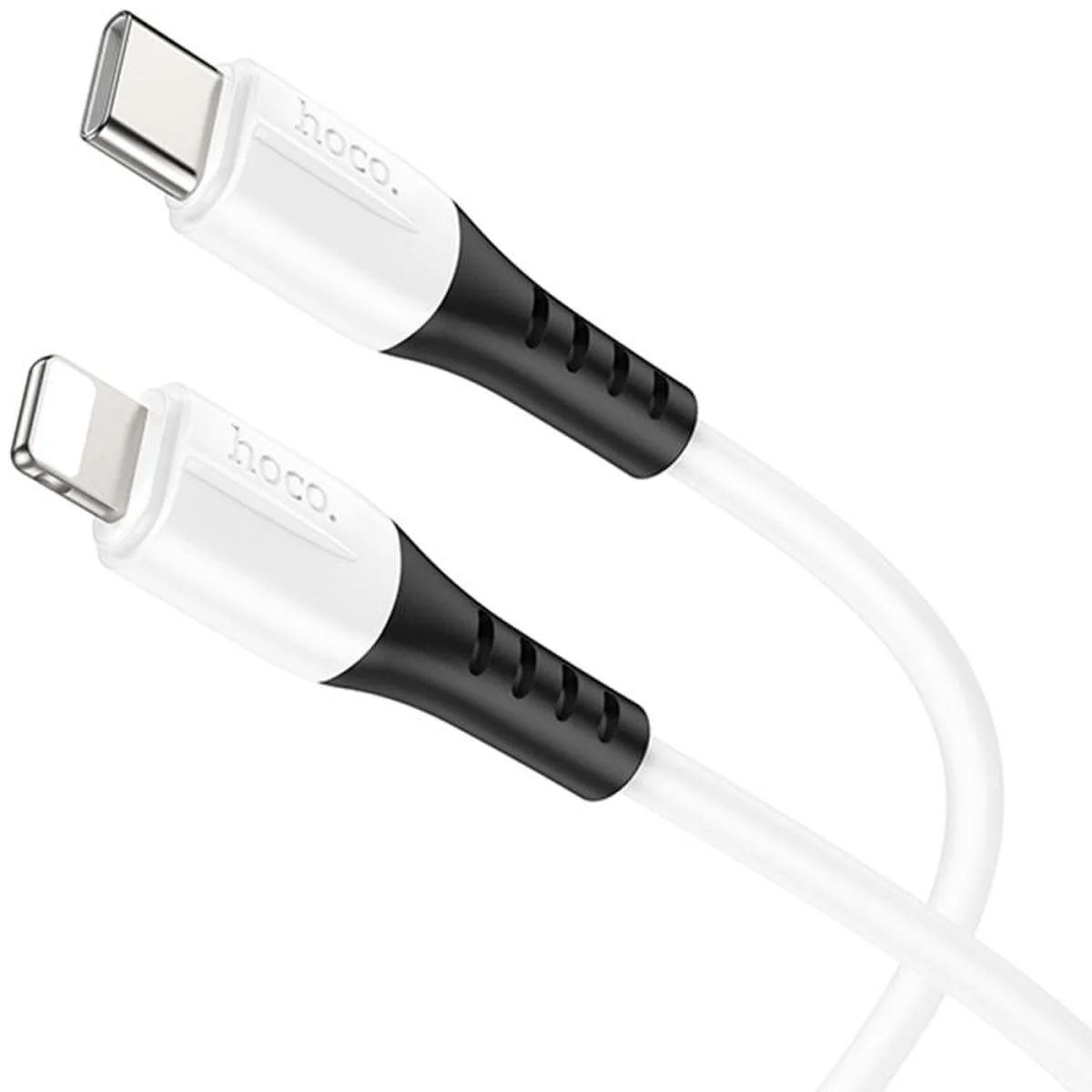 Дата кабель Hoco X82 Silicone Type-C to Lightning 20W (1m) White
