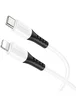Дата кабель Hoco X82 Silicone Type-C to Lightning 20W (1m) White