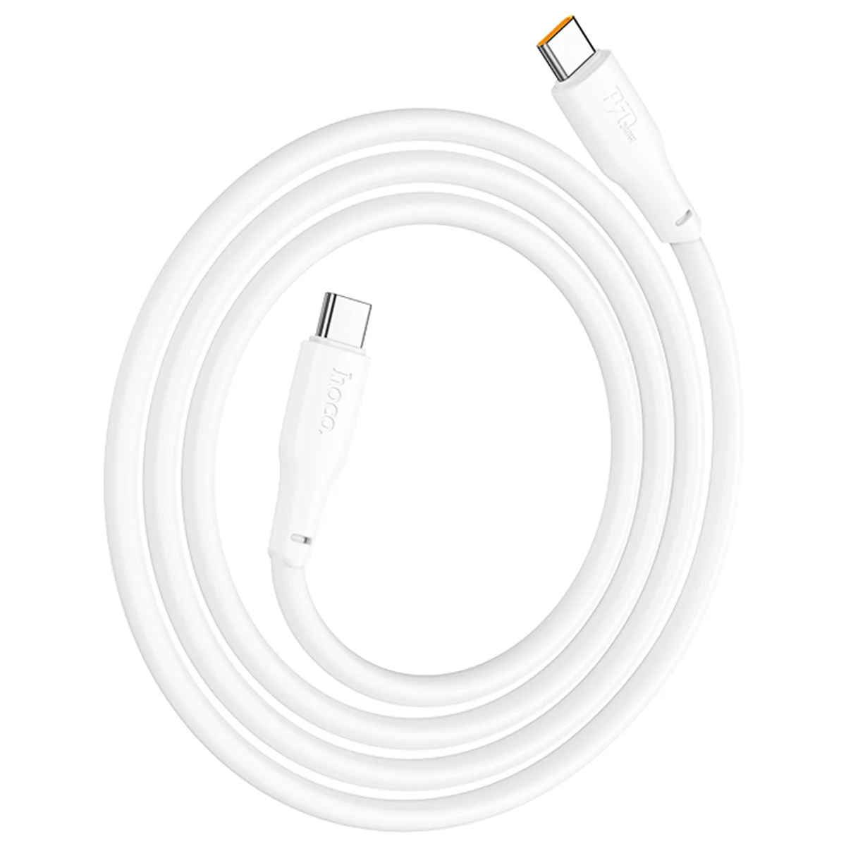 Дата кабель Hoco X93 Force Type-C to Type-C 60W (2m) White
