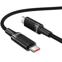 Дата кабель Hoco U153 Extreme Type-C to Type-C 100W (1.2m) Black