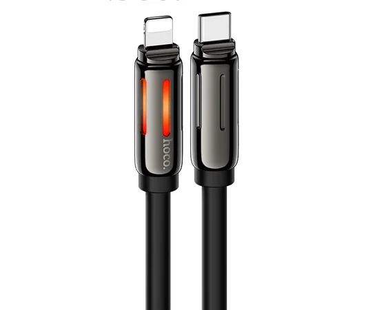 Дата кабель Hoco U136 Prize Type-C to Lightning 27W (1.2m) Black