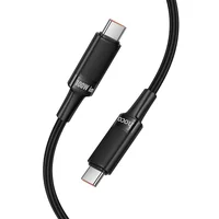 Дата кабель Hoco U153 Extreme Type-C to Type-C 100W (1.2m) Black