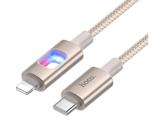 Дата кабель Hoco U144 New Type-C to Lightning 27W (1.2m) Gold