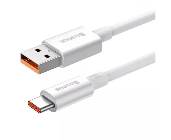 Дата кабель Baseus Superior Series Fast Charging USB to Type-C 100W (1.5m) (P10320102214) Moon White