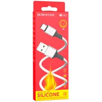 Дата кабель Borofone BX83 Famous USB to Type-C 3A (1m) White