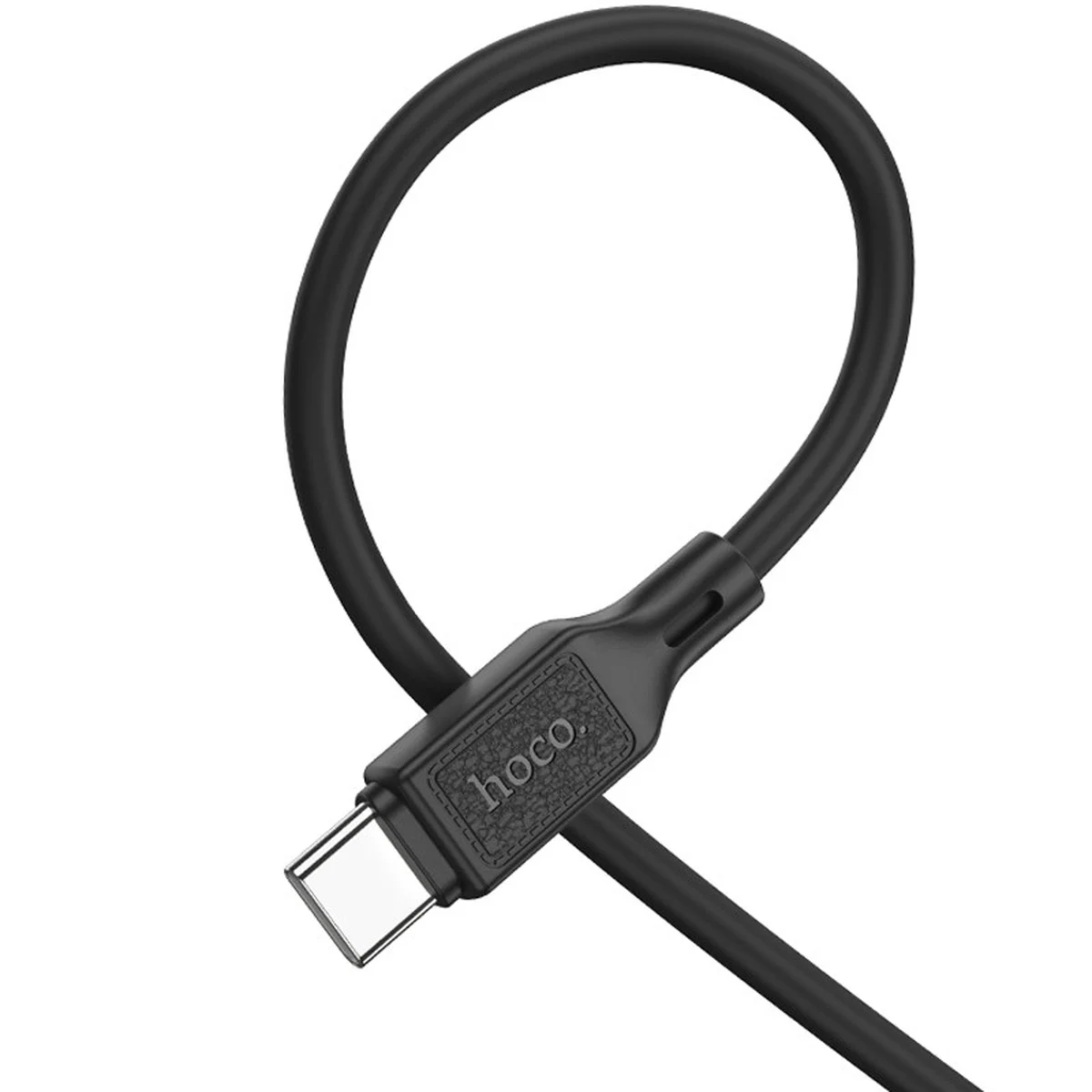 Дата кабель Hoco X90 Cool silicone USB to Type-C (1m) Black