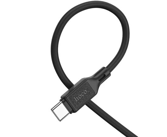 Дата кабель Hoco X90 Cool silicone USB to Type-C (1m) Black