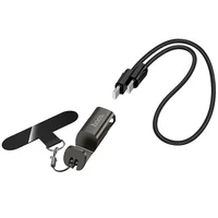 Дата кабель Hoco X126 Experto Type-C to Type-C 60W + Phone Holder & Lanyard (0.35m) Black