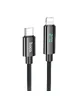 Дата кабель Hoco U125 Benefit 27W Type-C to Lightning (1.2m) Black
