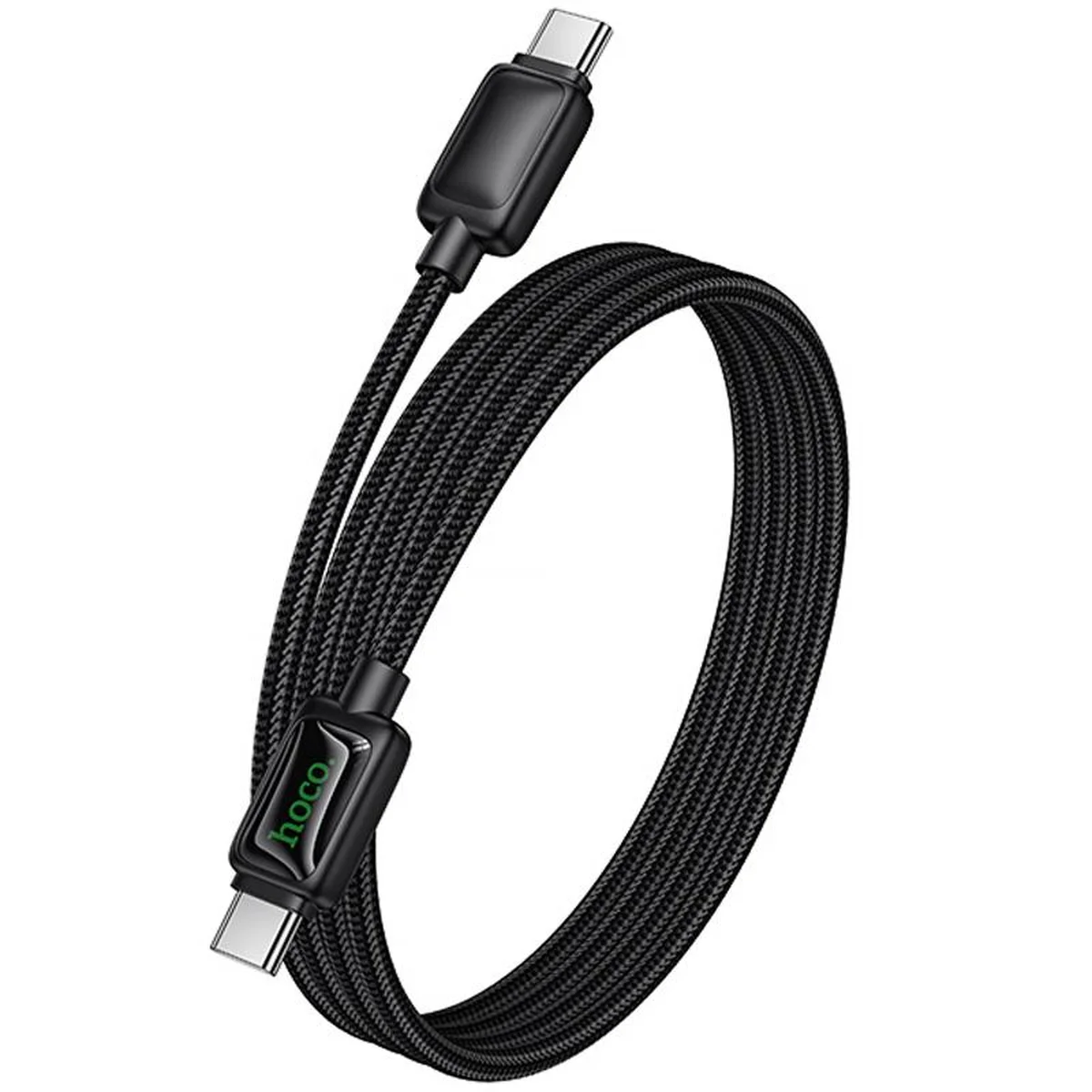 Дата кабель Hoco U146 Mundo Type-C to Type-C 60W (1.2m) Black