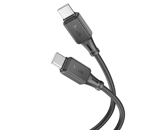 Дата кабель Hoco X101 Assistant 60W Type-C to Type-C (1m) Black