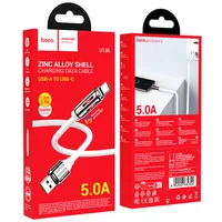 Дата кабель Hoco U136 Prize USB to Type-C 5A (1.2m) White