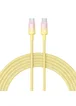 Дата кабель Baseus Discolor Series Fast Charging Type-C to Type-C 100W (1m) (P10374902) Custard Yellow